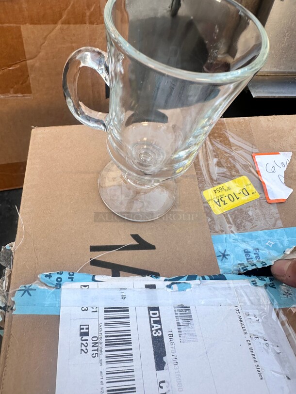 New Glass Coffee Cups - Image 2 of 2