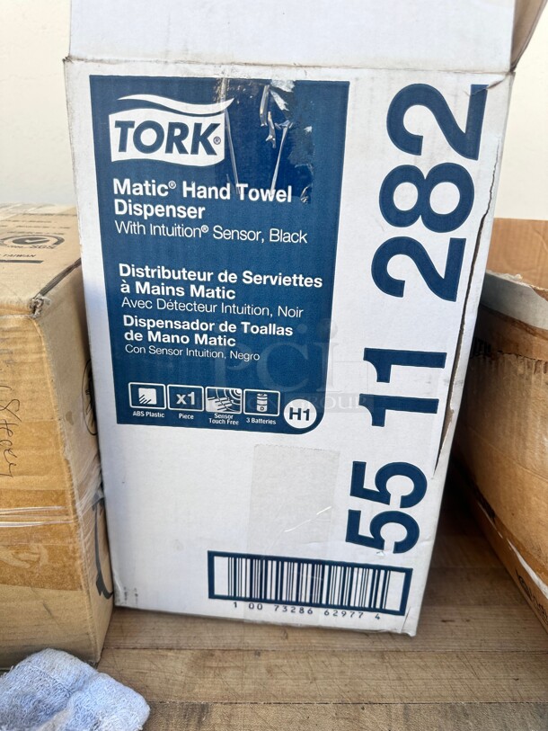 New Tork Matic Hand Towel Dispenser - Plastic, Black - Image 1 of 3