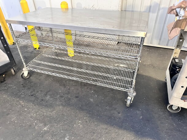 Commercial Stainless Steel Table - Image 2 of 5