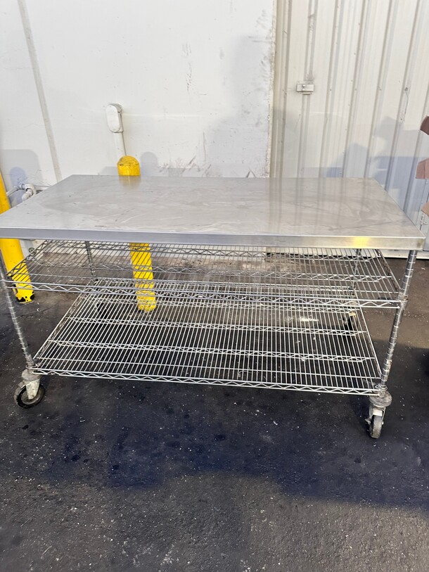 Commercial Stainless Steel Table - Image 3 of 5