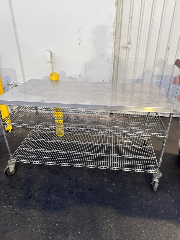 Commercial Stainless Steel Table - Image 5 of 5