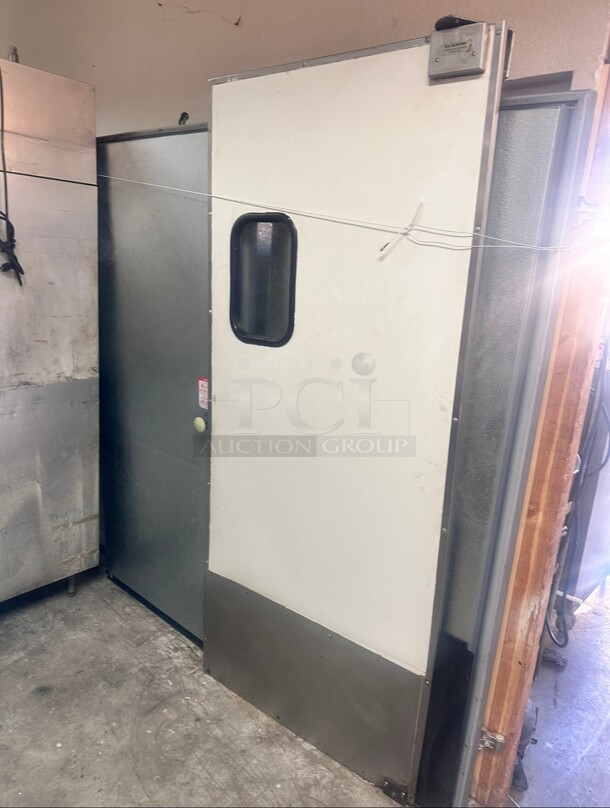 Eliason 36" x 84" Single Heavy Duty Swinging Traffic Door  - Image 3 of 4