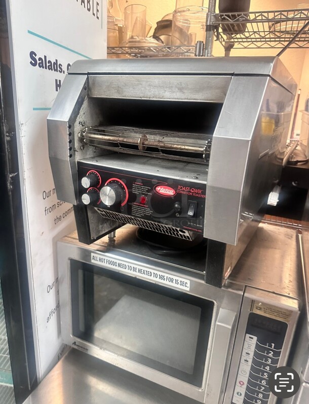 Clean Used Hatco TQ-800 Toast Qwik Conveyor Toaster - 2" Opening, 208V 1 Ph Tested and Working - Image 3 of 6