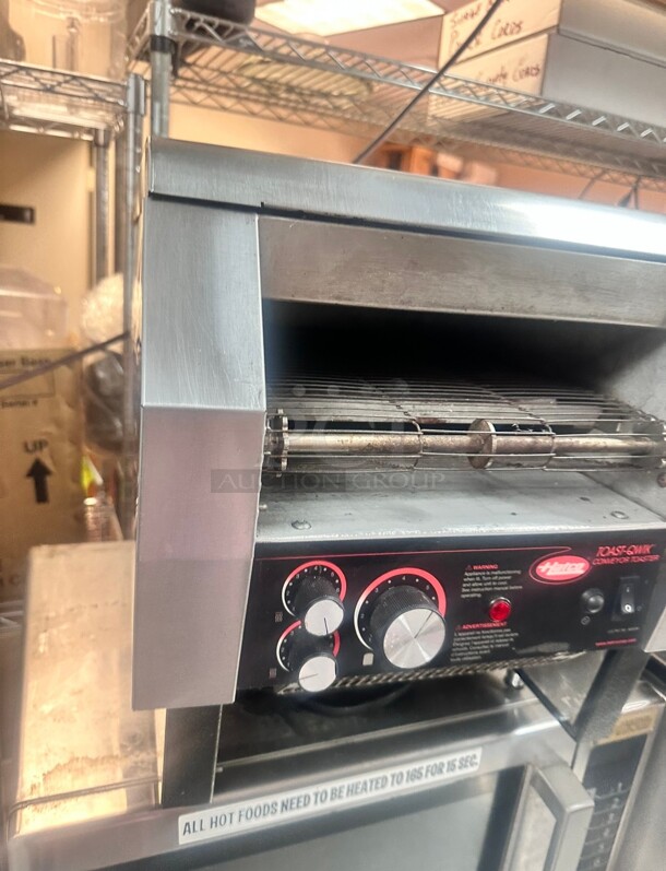 Clean Used Hatco TQ-800 Toast Qwik Conveyor Toaster - 2" Opening, 208V 1 Ph Tested and Working - Image 5 of 6