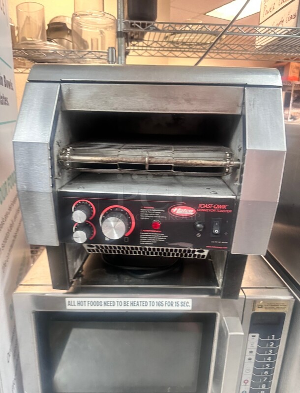 Clean Used Hatco TQ-800 Toast Qwik Conveyor Toaster - 2" Opening, 208V 1 Ph Tested and Working - Image 6 of 6