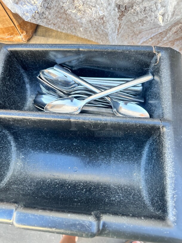 One Lot Of Spoons With Holder - Image 2 of 3