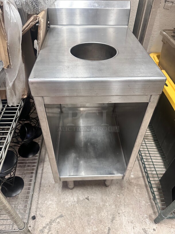 Commercial Heavy Duty Stainless Steel Equipment Stand 
14x20x31 - Image 1 of 7