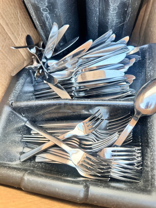 One Lot Of Forks and Knife With Holder  - Image 4 of 4