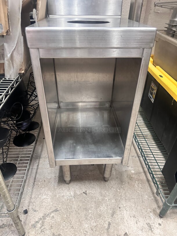 Commercial Heavy Duty Stainless Steel Equipment Stand 
14x20x31 - Image 3 of 7
