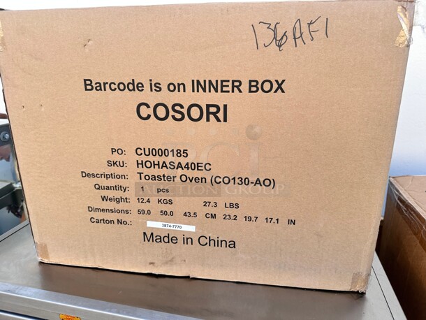 New COSORI Smart 13-in-1 Air Fryer Toaster Oven Combo 115 Volt Working - Image 4 of 4