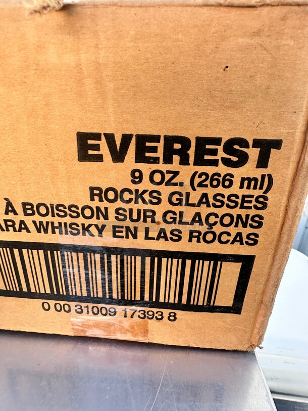 New Libbey Everest Lock No. 15434 Rocks Soda Glass  - Image 2 of 6