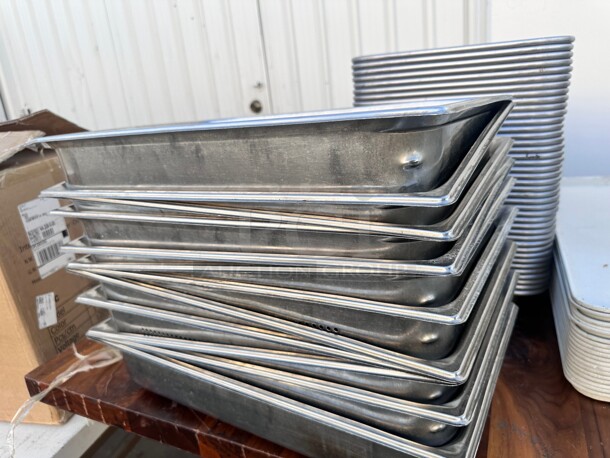 New Stainless Steel Serving Pans - Image 1 of 2