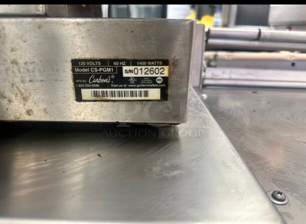 DQ Carbons CS-PGM Waffle Cone Maker 115 Volt Tested and Working - Image 8 of 8
