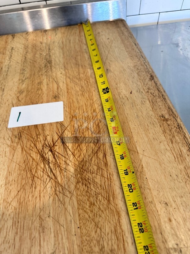 Choice 24 x 18 x 1 3/4 Wood Cutting Board - Image 2 of 4