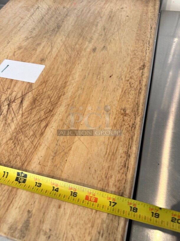 Choice 24 x 18 x 1 3/4 Wood Cutting Board - Image 3 of 4
