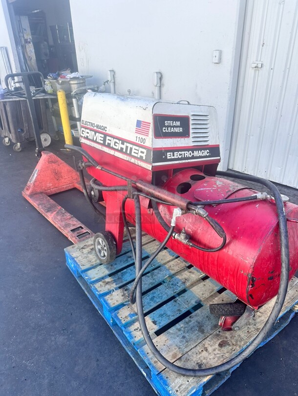 Electro Magic 1100 Dirt Buster Hot Water High Pressure Washer Diesel Working  - Image 6 of 11