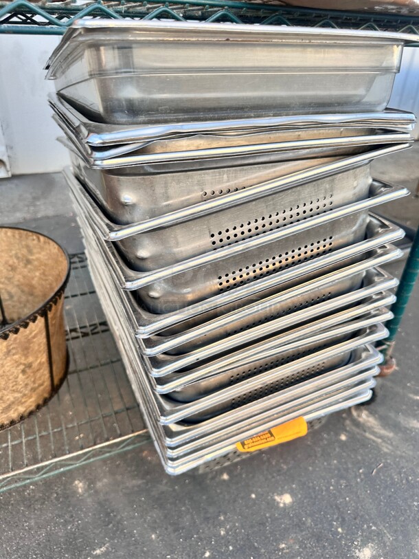 Stainless Steel Commercial Full Size Pans - Image 1 of 3