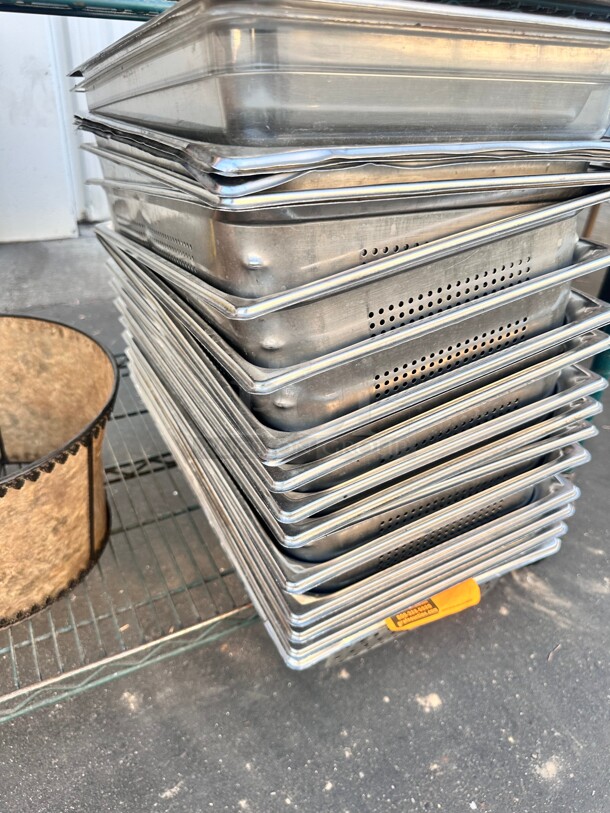Stainless Steel Commercial Full Size Pans - Image 2 of 3