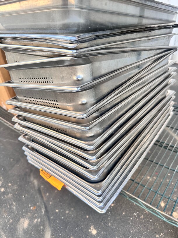 Stainless Steel Commercial Full Size Pans - Image 3 of 3
