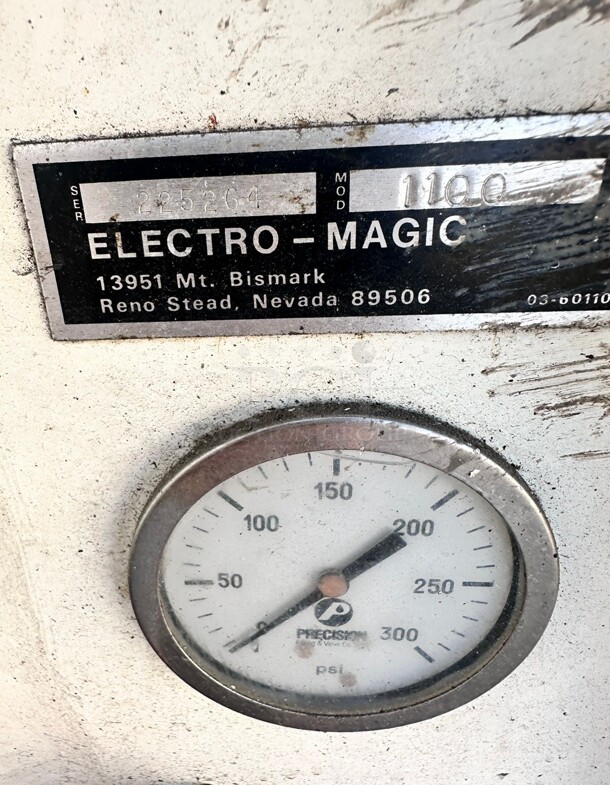 Electro Magic 1100 Dirt Buster Hot Water High Pressure Washer Diesel Working  - Image 11 of 11