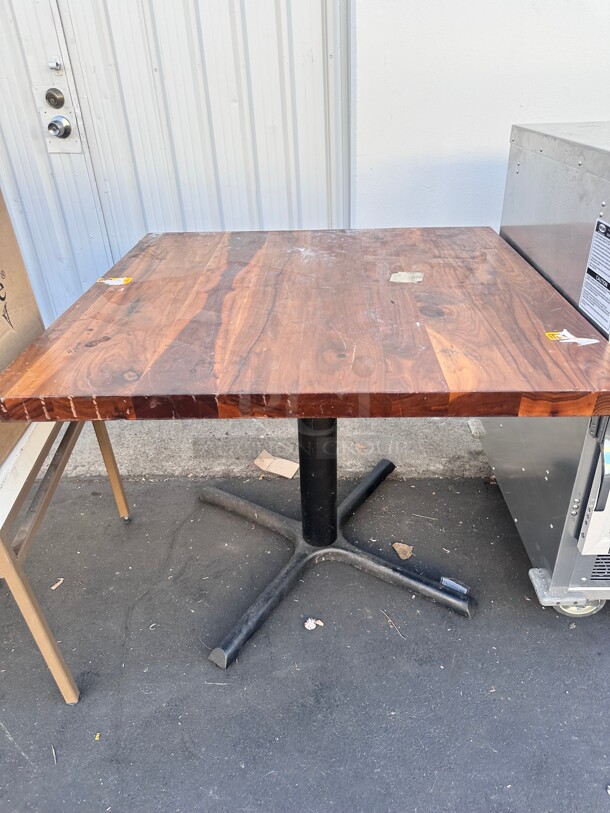 Commercial Heavy Duty Wooden Table - Image 3 of 3