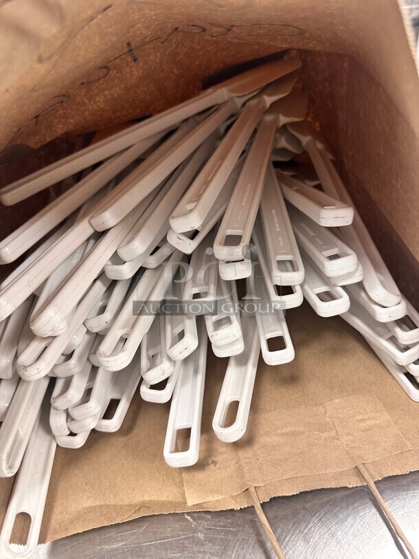 Choice 14 inch White Spatula - Image 1 of 5