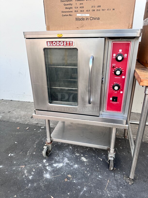 Excellent! Used Blodgett CTB BASE Single Half Size Electric Convection Oven - 5.6kW, 208v/1ph Tested and Working - Image 6 of 7