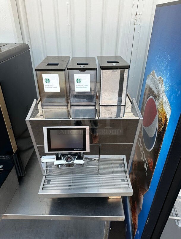 Nice! Thermoplan Black and White 3 CTM C2 Fully Super Automatic Coffee Machine 220 Volt Tested and Working - Image 4 of 5
