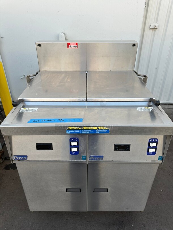 Late Model! Used Pitco SRTE 33 Gallon Electric Two Section Commercial Rethermalizer with Digital Controls - 208V, 3 Phase Tested and Working - Image 2 of 5