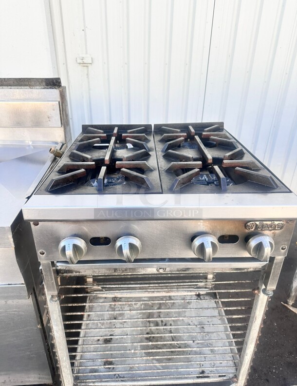 Excellent Condition! Jade Commercial Counter Top Gas 4 Burner Working - Image 1 of 7