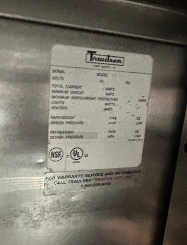 Used Traulsen RBC100 Self-Contained Reach-In 100 lb Blast Chiller 220 Volt 1 Phase 'Not Sure Of Functionality' - Image 11 of 11