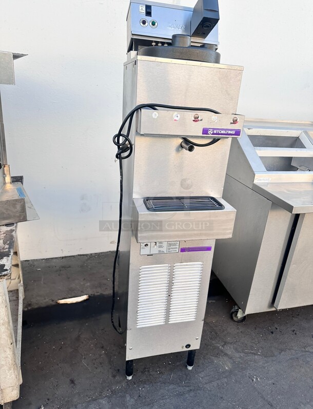 Nice! Stoelting E257-37 10-gallon-capacity floor model Slushy frozen beverage dispenser 115 Volt Tested and Working - Image 4 of 10