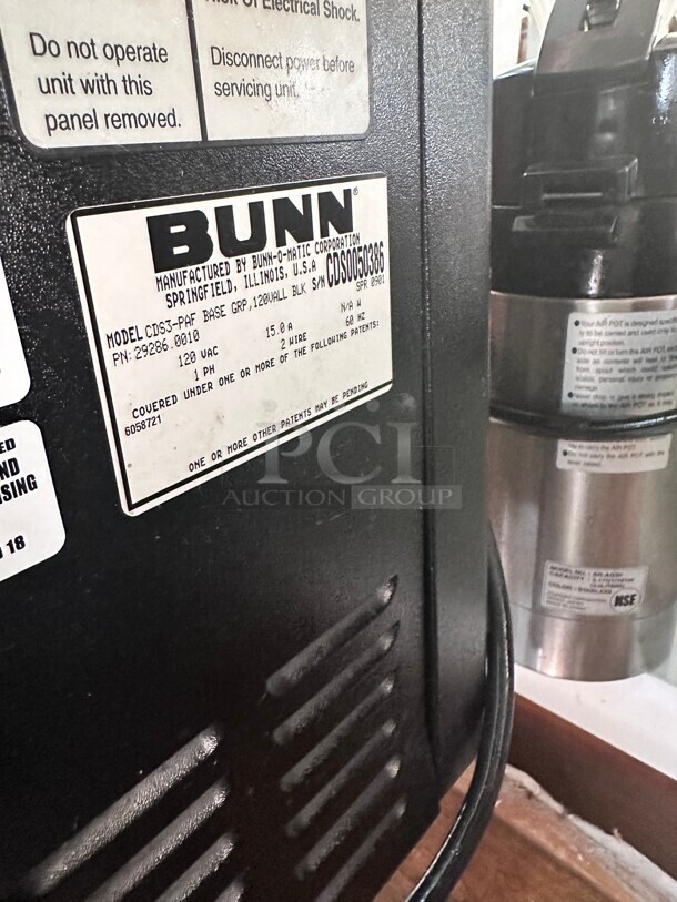 Bunn CBS3, Triple 3 Gallon Liquid Autofill Frozen Slushy & Granita Beverage Machine 115 Volt NSF - Image 4 of 7