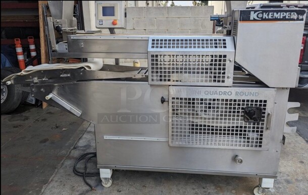 Kemper Mini Quadro Commercial Heavy Duty Dough Divider Rounder 220 Volt 3 Phase Tested and Working - Image 4 of 9