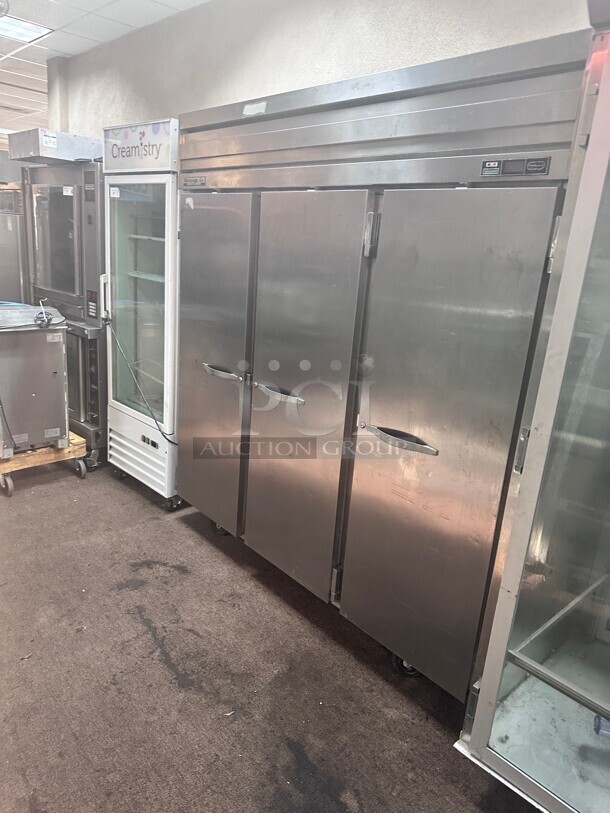 Beverage Air PR74-1AS 78 inch Three Section Reach In Refrigerator, (3) Left/Right Hinge Solid Doors, 115v NSF - Image 5 of 6
