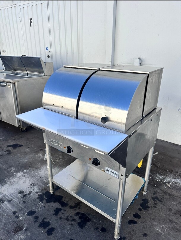 2022 Avantco STE-2S Two Pan Open Well Electric Steam Table with Undershelf - 120V, 1000W Tested and Working - Image 6 of 9