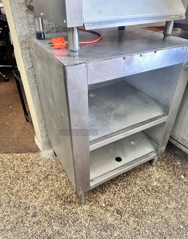 Stainless Steel Table With Double Shelves
26x20x34 - Image 3 of 7
