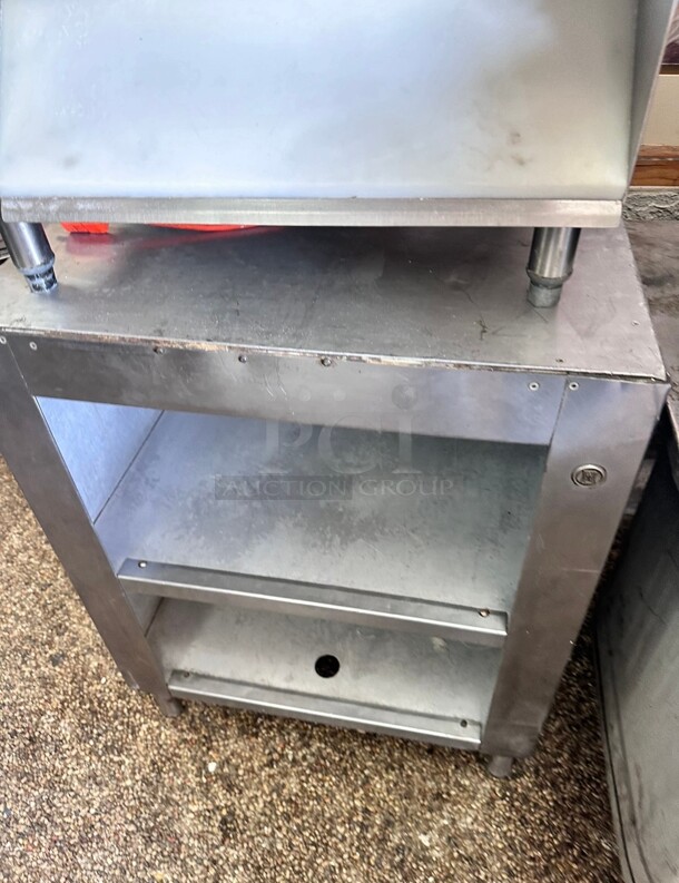 Stainless Steel Table With Double Shelves
26x20x34 - Image 6 of 7