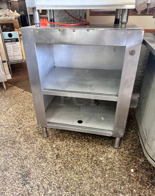 Stainless Steel Table With Double Shelves
26x20x34 - Image 7 of 7