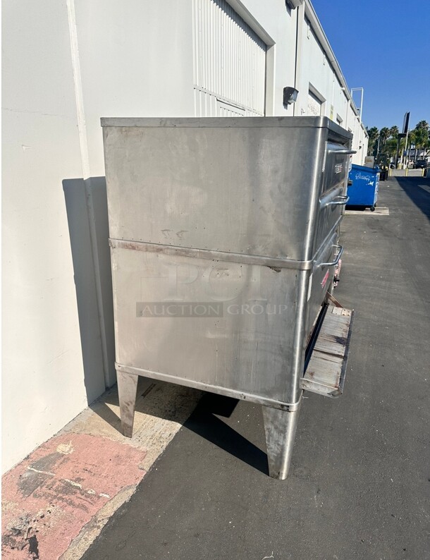 Used Blodgett 961 Natural Gas Double Deck Oven with Draft Diverter - 74,000 BTU Tested and Working - Image 8 of 8