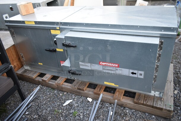 BRAND NEW! CaptiveAire A1-E-401-151D Metal Commercial Modulating Electric Rooftop Heater. 240 Volts. - Image 1 of 12