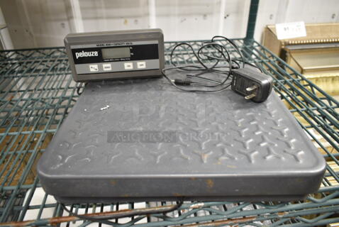 Pelouze 4040 Metal Countertop 400 Pound Capacity Scale. Tested and Working!