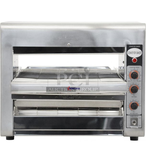 BRAND NEW SCRATCH AND DENT! 2023 Omcan TS-7000 Stainless Steel Commercial Countertop Conveyor Oven. 240 Volts. - Image 1 of 8