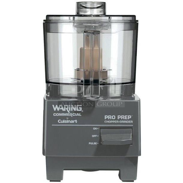 BRAND NEW SCRATCH AND DENT! Waring WCG75/WCG75C Metal Countertop Food Processor. Missing Lid. 120 Volts, 1 Phase. Tested and Working! - Image 1 of 4