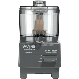 BRAND NEW SCRATCH AND DENT! Waring WCG75/WCG75C Metal Countertop Food Processor. Missing Lid. 120 Volts, 1 Phase. Tested and Working!