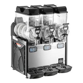 BRAND NEW SCRATCH AND DENT! 2023 Carnival King 382SM3 Triple 2.6 Gallon Pourover Granita / Slushy / Frozen Beverage Dispenser. 120 Volts, 1 Phase. Tested and Working!