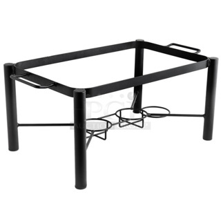 BRAND NEW SCRATCH AND DENT! Acopa 407PLSTNDFL 8 Qt. Full Size Wrought Iron Pillar Chafer Stand