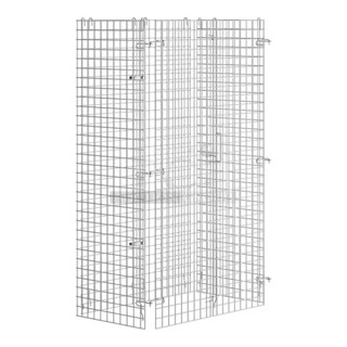 BRAND NEW SCRATCH AND DENT! Regency 460ECSC2436 NSF Chrome Wire Security Cage - 24" x 36" x 61". May Be Missing Pieces. 