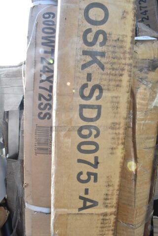 BRAND NEW SCRATCH AND DENT! OSK-SD6075-A Shower Door? May Be Missing Pieces. 