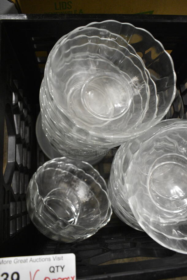 ALL ONE MONEY! Bin of 40 Glass Salad Bowls.  - Image 2 of 5